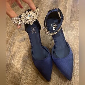 Stunning embellished heels new without box